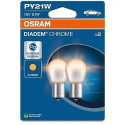 OSRAM DIADEM CHROME 7507DC-2BL PY21W BAU15s 12V 21W