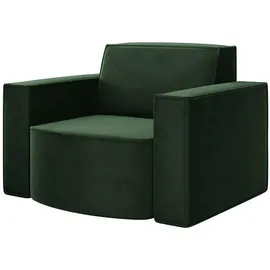 Fun Möbel Sessel Palma Stoff Opera Velvet 98 x 74 x 89 cm Grün