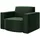 Fun Möbel Sessel Palma Stoff Opera Velvet 98 x 74 x 89 cm Grün