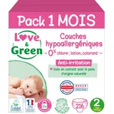 Love & Green Babywindeln hypoallergen