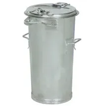 Rottner Tresor Mülleimer 65 l Silber