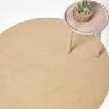 Homescapes Teppich geflochten rund 120 cm,