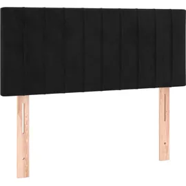 vidaXL Boxspringbett 100 x 200 cm Schwarz