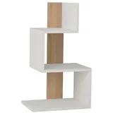 woody fashion Rosie Nachttisch Eiche, Weiß