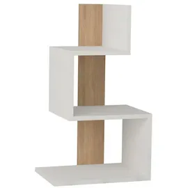 woody fashion Rosie Nachttisch Eiche, Weiß