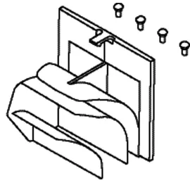 Helios Umbauset ELS-ARS 8185 für Ausblas rückseitig