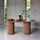 sweeek Ovaler Esstisch 100 x 76 x 100 cm schwarz