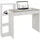 ML-Design Schreibtisch Regal, Bürotisch Computertisch PC Tisch, Weiß mit Tischplatte in Sonoma-Eiche, 3 Einlegeböden, 110x72x40 cm, Holz, 2-in-1 System, für Arbeit... - Naturbelassen