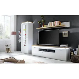 Sconto Wandboard Cali 175 x 22 x 26 cm Weiß