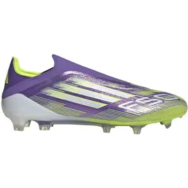adidas F50 Elite Laceless FG Herren Purple Rush/Cloud White/Lucid Lemon 46
