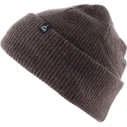 Wintermütze Hermit Rip Grob Strickmütze Unisex Beanie Mütze Merino Wolle braun No Size