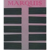 Efalock Marquis, 5 cm, schwarz glatt, 1er Pack, (1x 1 Stück)
