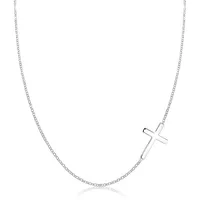 Elli Halskette mit Anhänger Kreuz Silber 925