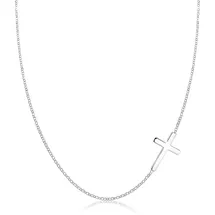Elli Halskette mit Anhänger Kreuz Silber 925