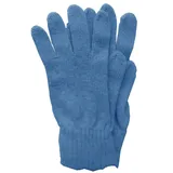 Mississhop 381 Feinstrick Kaschmir-Gemisch Beanie Mütze Slouch/XXL Schal/Handschuhe Blau Einheitsgroesse Handschuhe