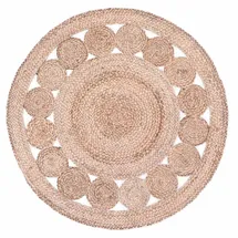 Marrakesch Orient & Mediterran Interior Teppich Jute Natur Beige 90 cm
