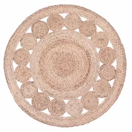 Marrakesch Orient & Mediterran Interior Teppich Jute Natur Beige 90 cm