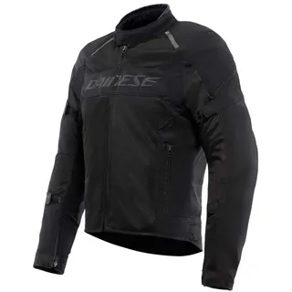 Dainese Air Frame 3 Tex Jacket, Sommer-Motorradjacke mit herausnehmbarem, winddichtem Innenfutter, Mann, Schwarz/Schwarz/Schwarz, 60