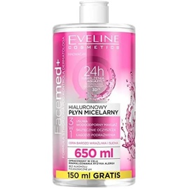 Eveline Cosmetics Facemed Hyaluronic 3In1 Micellar Liquid, 650 ml