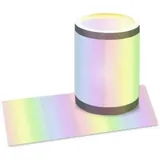 Laternenzuschnitte Regenbogen pastell Transparentpapier 115g/qm 20x50cm VE=25 Blatt