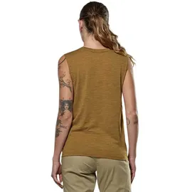 Salewa Eagle Minilogo ärmelloses T-Shirt Gold/Brown XL