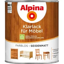 Alpina Weißlack für Möbel und Türen weiß seidenmatt 0,3 l