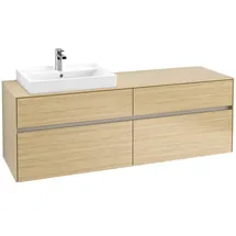 Villeroy & Boch Collaro Waschbeckenunterschrank C02200VJ 160 x 55 cm Nordic Oak