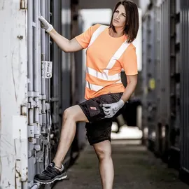 Nitras Warnschutz T-Shirt - 6XL - orange