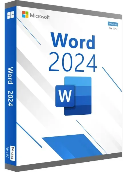 Microsoft Word 2024 | Windows | Vollversion Sofortdownload & Produktschlüssel