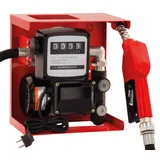 BLUREA Elektrische Dieselpumpe selbstansaugend 230V Komplett Set, automatische Zapfpistole mit Drehgelenk, 4m Schlauch, Zählwerk, bequemes Tanken mit 60l/min Dieselförderung