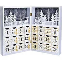 SOLIGHT LED Holz-Adventskalender 1V244