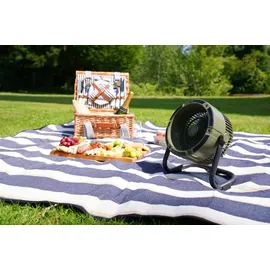 Unold Akkuventilator Outdoor Ø18,5 cm 10W inkl. Licht schwarz