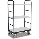 VARIOfit ESD Etagenwagen hoch 3 Ladeflächen 850 x 500 mm