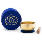 Klangschalen-Center GmbH Set in Box blau Meditation 5182: