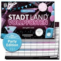 Denkriesen Stadt Land Vollpfosten - Party Edition "Jetzt geht's rund"