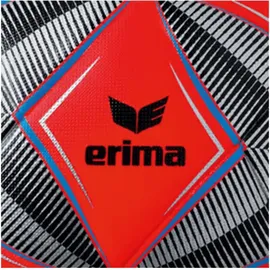 Erima Senzor-Star Match Fluo Fußball fiery coral/schwarz 5