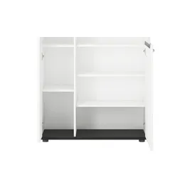 Höffner Highboard ¦ weiß ¦ Maße (cm): B: 92 H: 141 T: 40.0