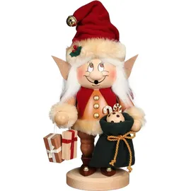 Christian Ulbricht Räuchermann Wichtel Weihnachtselfe 31,5 cm beige