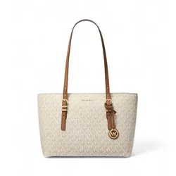 Michael Kors für Damen. 30T5GQNT2B Monogrammierte Tragetasche in Beige (OSFA), Lässig, PVC