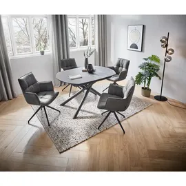 Novel 100 x 77 x 130-190 cm schwarz