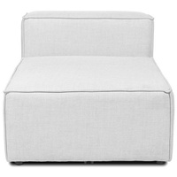 Home Deluxe Sofa VERONA - Farbe: Hellgrau, Ausführung: Mittelsofa