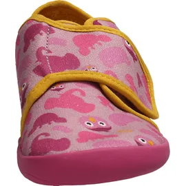 Affenzahn Hausschuh Baumwolle Movy pink kombi - Rosa