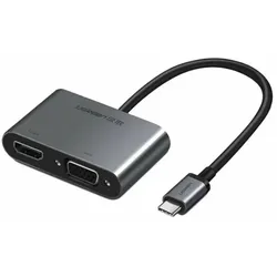Ugreen 50505 Videokabel-Adapter USB Typ-C HDMI + VGA (D-Sub)