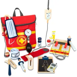 small foot Notarzt-Rucksack - rot