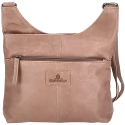 The Skandinavian Brand Leder Umhängetasche  beige