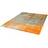 140 x 200 cm grau/orange