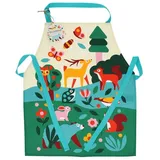 Rex London Kochschürze Kinderschürze mit verstellbarem Nackenriemen Baumwolle