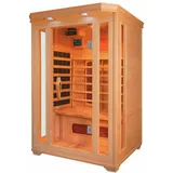 Luxus LED Infrarotsauna Infrarotkabine-Wärmekabine Sauna 120x105x190cm 2 Pers.