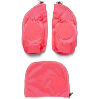 ergobag Sicherheitsset Pink Fluoreszierende Zip-Seitentasche - Rosa