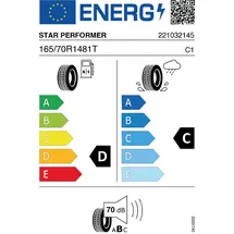 Star Performer COMET 165/70R14 81T BSW